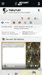 Mobile Screenshot of hakuyuki.deviantart.com