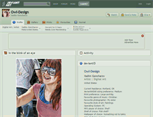Tablet Screenshot of owl-design.deviantart.com