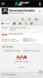 Mobile Screenshot of demented-pumpkin.deviantart.com