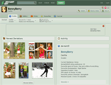 Tablet Screenshot of bennyberry.deviantart.com