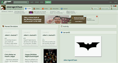 Desktop Screenshot of jokeragentchaos.deviantart.com