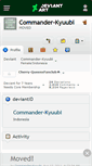 Mobile Screenshot of commander-kyuubi.deviantart.com