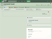 Tablet Screenshot of commander-kyuubi.deviantart.com