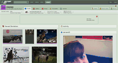 Desktop Screenshot of coussey.deviantart.com