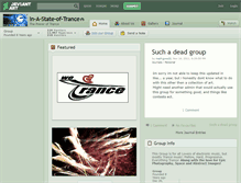 Tablet Screenshot of in-a-state-of-trance.deviantart.com