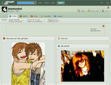 Tablet Screenshot of bebetomboi.deviantart.com