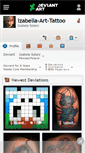 Mobile Screenshot of izabella-art-tattoo.deviantart.com