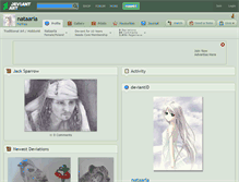 Tablet Screenshot of nataaria.deviantart.com