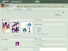 Tablet Screenshot of k-irax.deviantart.com