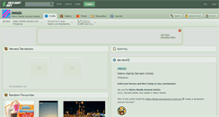 Desktop Screenshot of mmda.deviantart.com