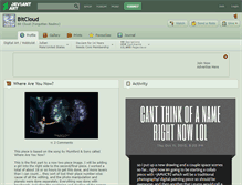 Tablet Screenshot of bitcloud.deviantart.com