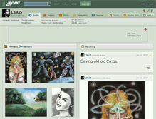 Tablet Screenshot of l3m35.deviantart.com