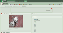 Desktop Screenshot of cottonfish.deviantart.com