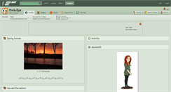 Desktop Screenshot of owls-eye.deviantart.com