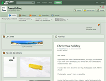 Tablet Screenshot of frenetikfred.deviantart.com