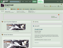 Tablet Screenshot of mooglegoogle.deviantart.com
