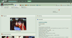 Desktop Screenshot of mysteriousoddity.deviantart.com