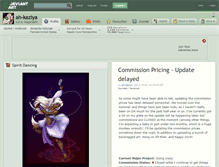 Tablet Screenshot of ah-kaziya.deviantart.com