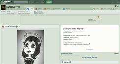 Desktop Screenshot of nightblue1991.deviantart.com