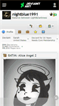 Mobile Screenshot of nightblue1991.deviantart.com