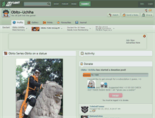 Tablet Screenshot of obito--uchiha.deviantart.com