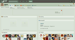 Desktop Screenshot of capear.deviantart.com