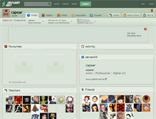 Tablet Screenshot of capear.deviantart.com