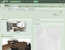 Tablet Screenshot of bolart.deviantart.com