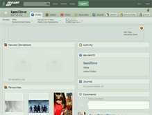 Tablet Screenshot of kaosxlove.deviantart.com