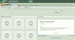 Desktop Screenshot of cyborgblue.deviantart.com