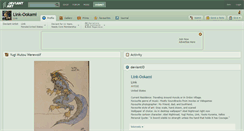 Desktop Screenshot of link-ookami.deviantart.com
