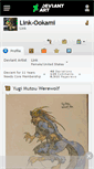 Mobile Screenshot of link-ookami.deviantart.com