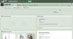 Desktop Screenshot of invader-vex.deviantart.com