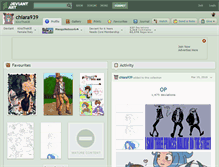Tablet Screenshot of chiara939.deviantart.com