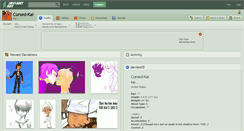 Desktop Screenshot of cursed-kai.deviantart.com