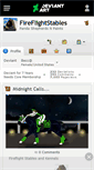 Mobile Screenshot of fireflightstables.deviantart.com