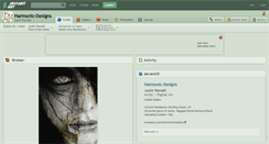 Desktop Screenshot of harmonic-designs.deviantart.com