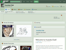 Tablet Screenshot of inuzuka-club.deviantart.com