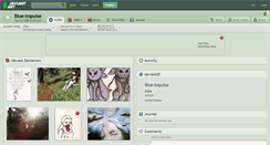 Desktop Screenshot of blue-impulse.deviantart.com