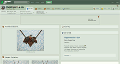 Desktop Screenshot of happiness-in-a-box.deviantart.com