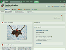 Tablet Screenshot of happiness-in-a-box.deviantart.com