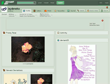 Tablet Screenshot of laydeneko.deviantart.com
