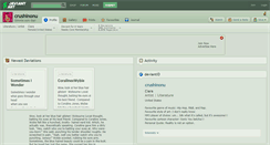 Desktop Screenshot of crushinonu.deviantart.com