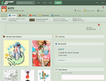 Tablet Screenshot of ix3tv.deviantart.com