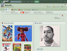 Tablet Screenshot of dreno360.deviantart.com