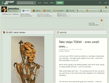 Tablet Screenshot of jamonkey.deviantart.com