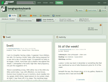 Tablet Screenshot of bangingonkeyboards.deviantart.com
