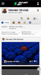 Mobile Screenshot of blender-3d-club.deviantart.com