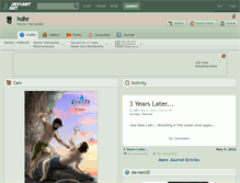 Tablet Screenshot of hdhr.deviantart.com