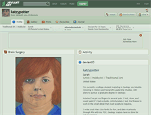 Tablet Screenshot of katzypotter.deviantart.com